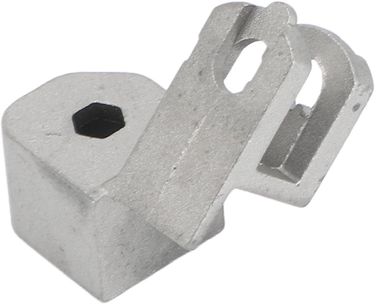 Schakelindicator Beugel - Kabelhouder - Transmissie Reparatie - Aluminium Constructie - 9x7x2 cm - Zilverkleurig
