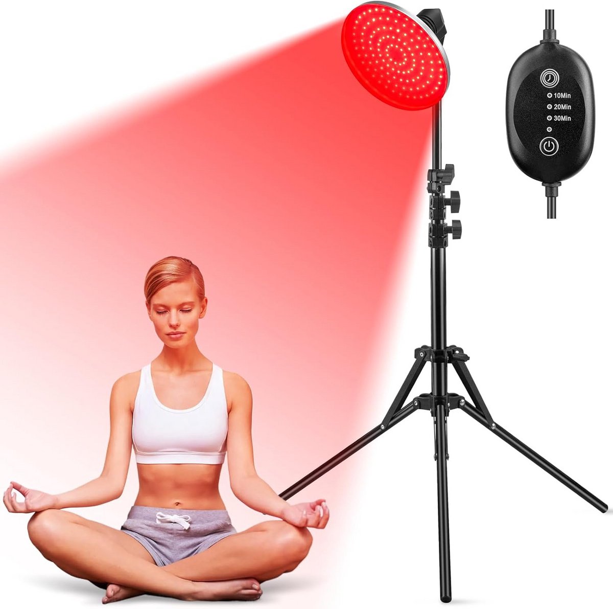 Infrarood Lamp - Roodlicht Therapie - Huid Verbetering - 120 LEDs - 100 Watt - Rood