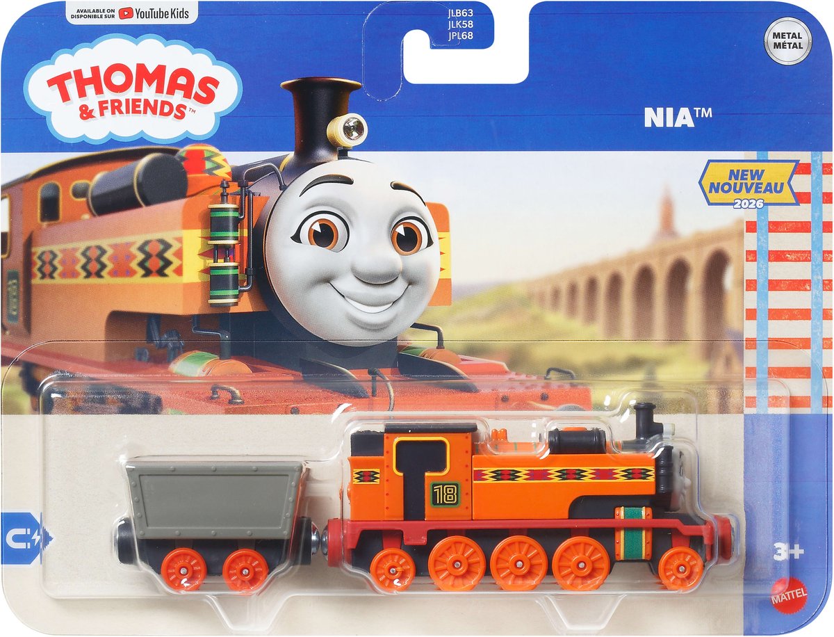 Thomas de Trein - Nia - Deluxe metalen set