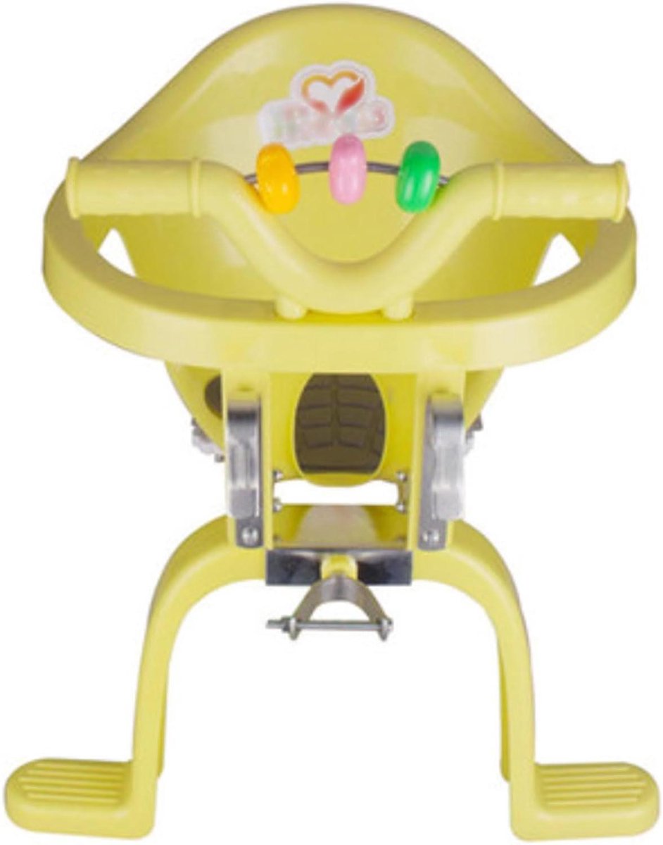 Fiets Kinderzitje - Voorzitje Kind - Samen Fietsen - Veiligheidsgordels Inclusief - Max 30kg - Blauw