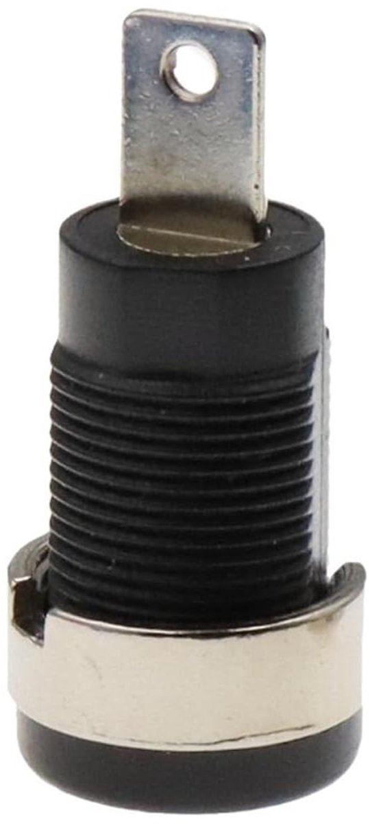 Banaanstekkers - Adapter Koppelingen - Elektrische Verbindingen - Robuuste Behuizing - 5 Stuks - Zwart