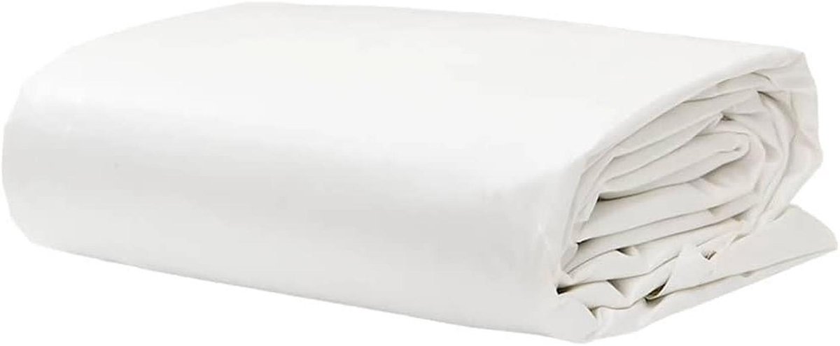 Dekzeil - Afdekzeil Bouwzeil - Bescherming Buiten - Waterdicht Canvas - 1 x 25 m - Wit