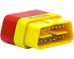 OBD2 Adapter Connector - Diagnostische Verlengkabel - Auto Uitlezen - Volledige 16 Pins - Mini Formaat - Zwart