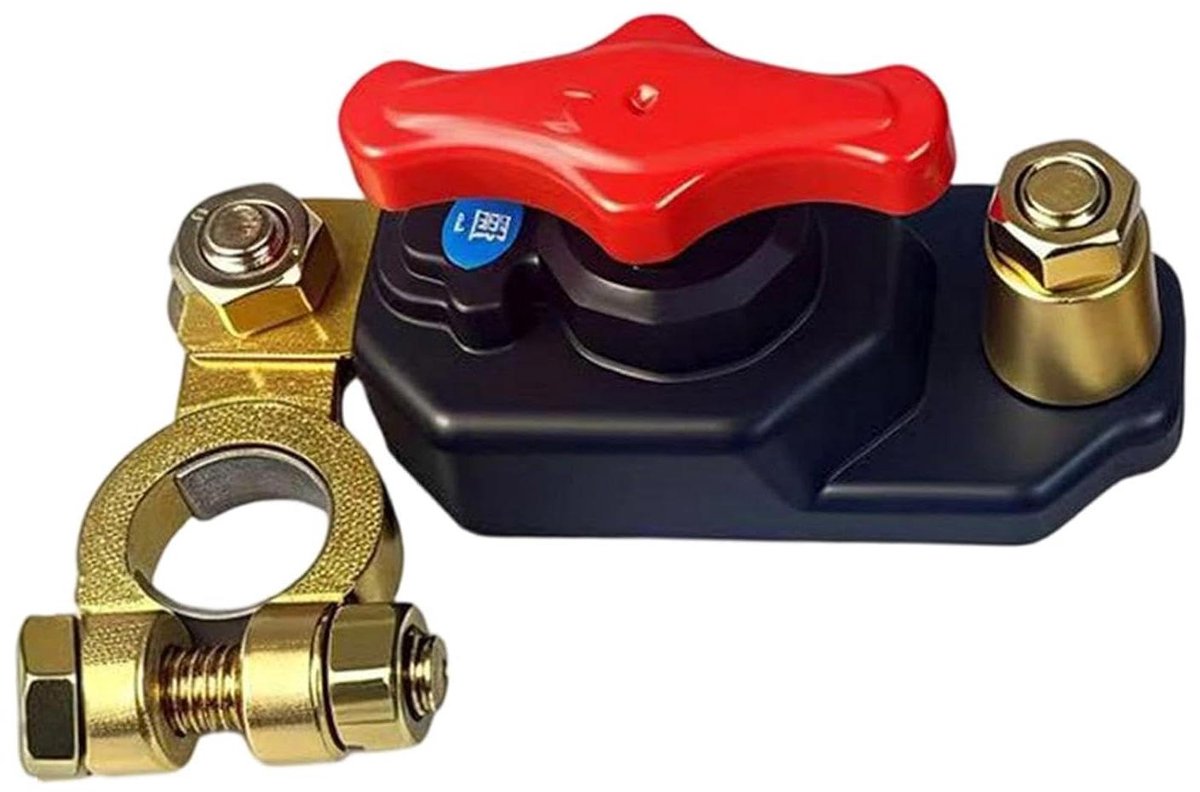 Batterijontkoppelingsbesturing | universele roterende handmatige stroomonderbreker 12 V, snelkoppeling – voor vrachtwagen, motorfiets, marine, voertuig, aanhanger, camper, jacht, mountainbike