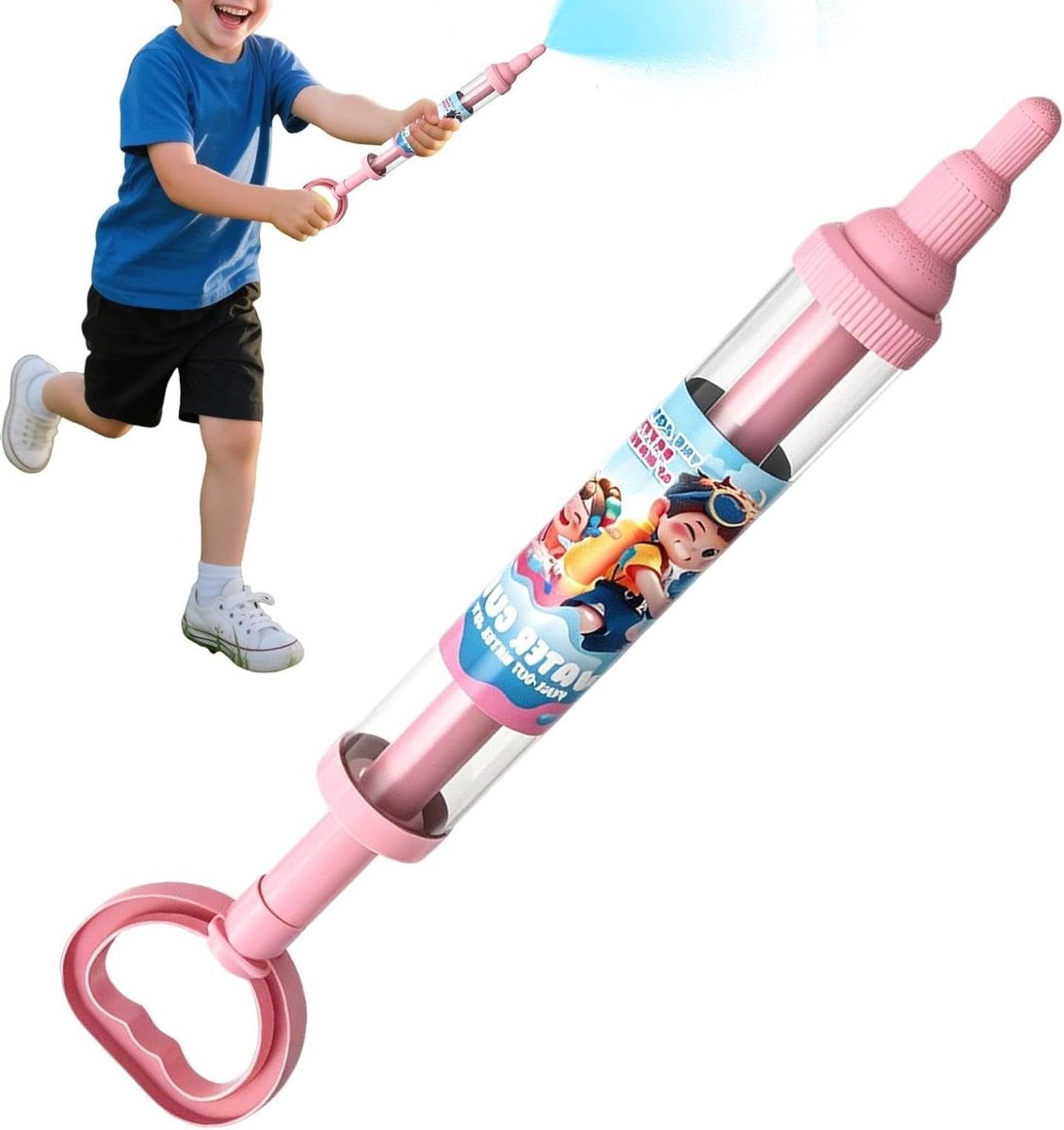 Water Speelgoed - Waterpistool - Zomerse Spelletjes - Uittrekbaar Ontwerp - 41 cm Lengte - Roze