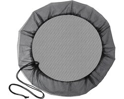 Regenton Afdekking - Waterton Net - Water Schoon Houden - Flexibel Trekkoord - 21L x 18B cm - Zwart