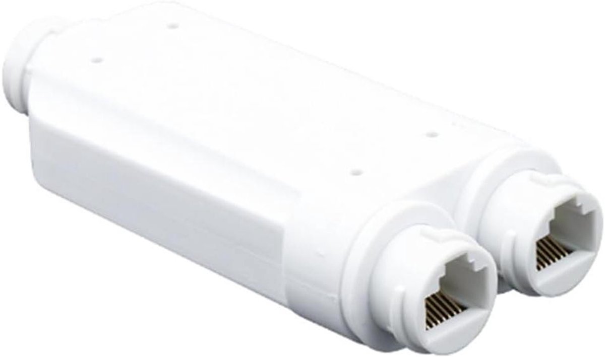 PoE Repeater - Netwerk Extender - Netwerk Uitbreiding - Waterdicht IP66 - 2 Poorten - Wit