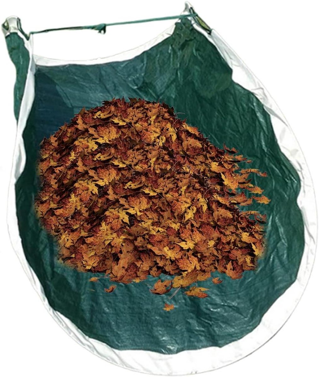 Bladzak Opvouwbaar - Afvalzak Tuin - Tuinafval Verzamelen - UV-bestendig Materiaal - 145x145 cm - Groen