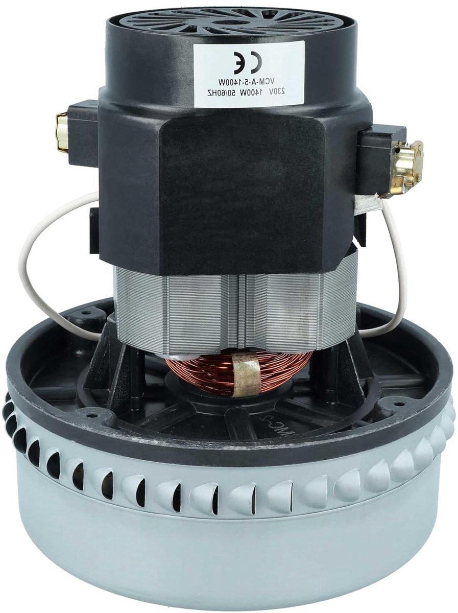 Reservemotor Stofzuiger - Motor Vervangen - Stofzuigen - Krachtige Zuigkracht - 1400 W - Grijs/Zwart