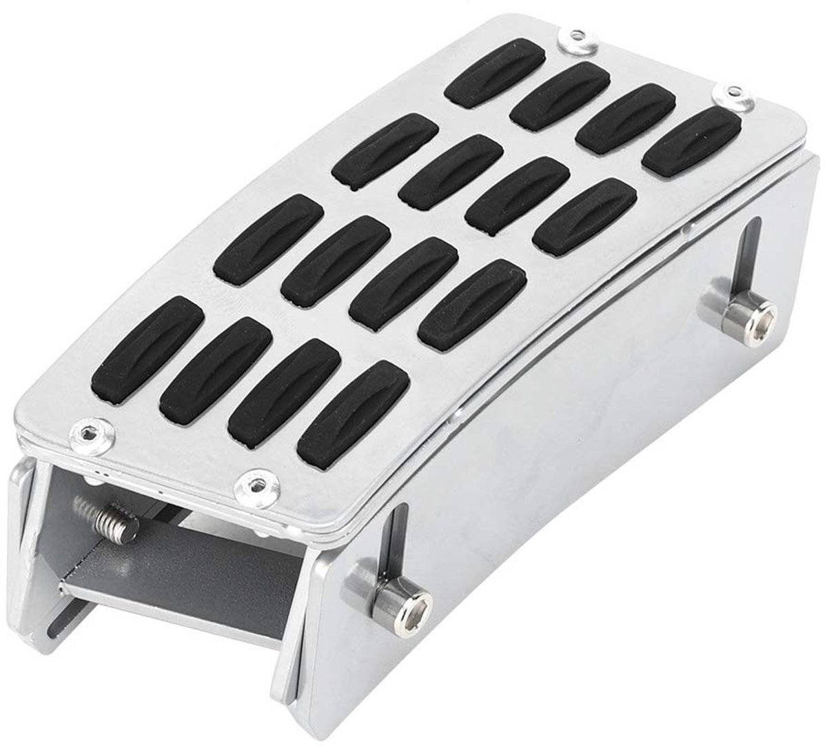 Allecto - Gaspedaal Extender - Verhoogd Gaspedaal Pad - Gemakkelijk te gebruiken - Zwart - Auto Voetsteun - Geschikt voor Wrangler 07-17