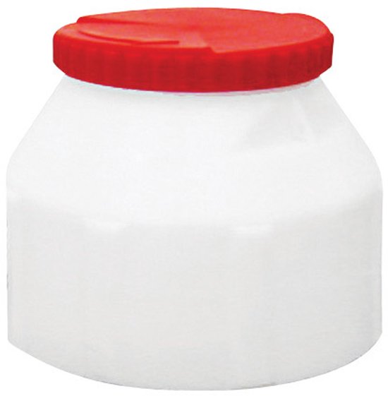 Waterdichte Opbergton - Waterkluis - Water- en Luchtdicht - Wit/Rood ...