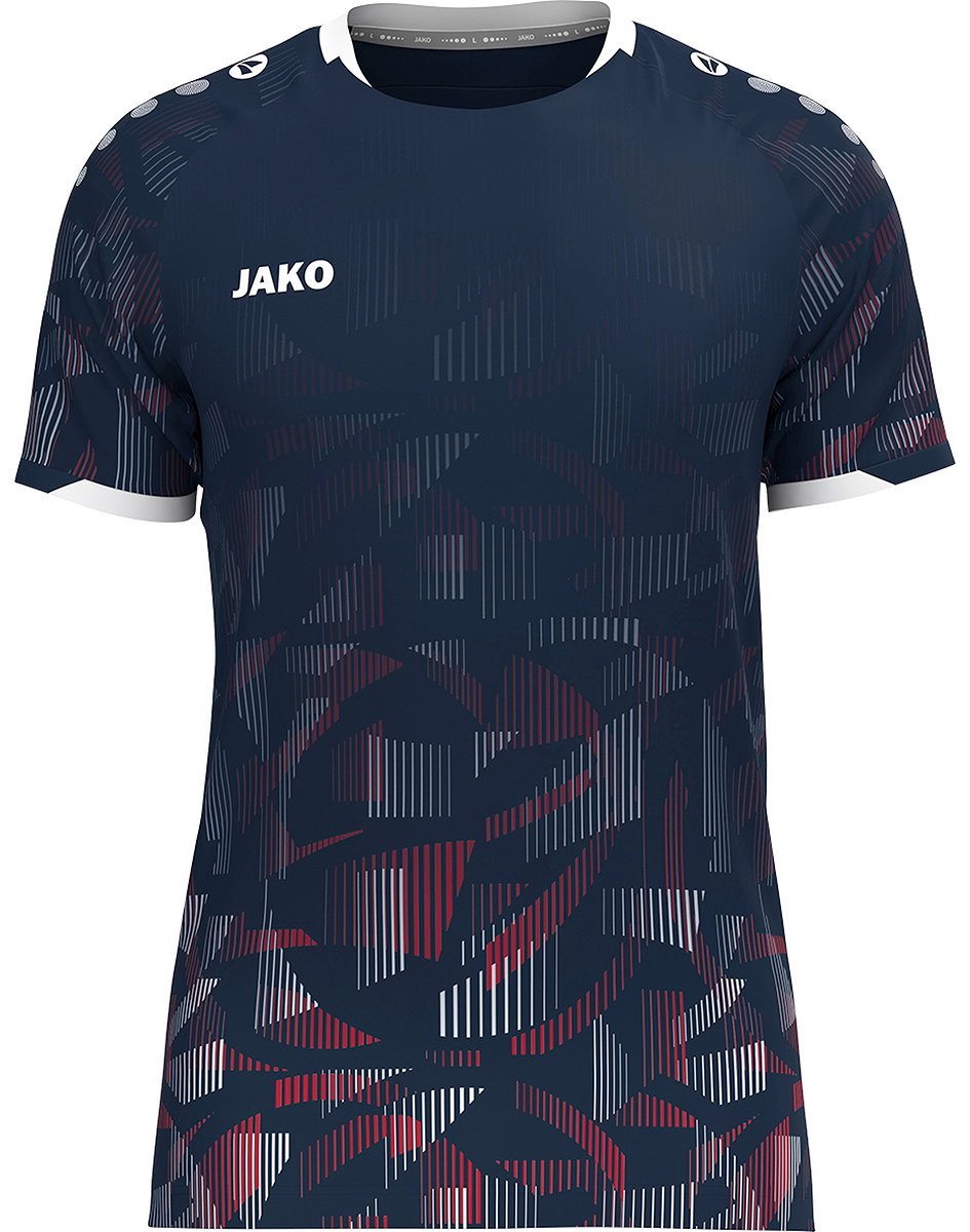 Jako Sonic Shirt Korte Mouw Kinderen - Marine / Rood / Wit | Maat: 152