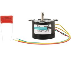 Miniatuur AC Motor 220V met Lage Snelheid en Hoog Koppel - 5-50RPM Synchronous Motor CW/CCW