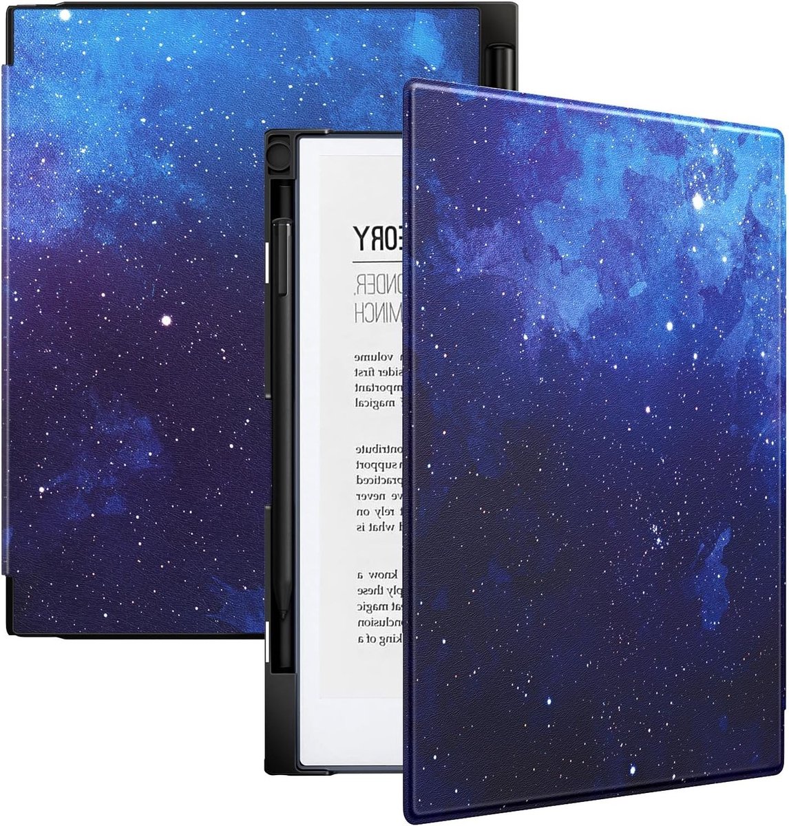 TiMOVO Case Compatible for Remarkable 2 Tablet, Slim Lightweight Stand Hard Back Shell Protective Cover with Pen Holder Compatible with Remarkable 2 Paper Tablet 10.3" 2020 Released, Blue Starry Sky