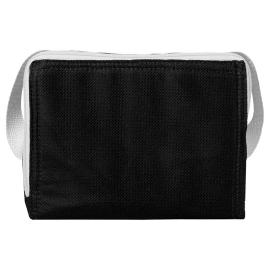 2x stuks kleine koeltassen zwart/wit 20 cm voor 6/sixpack blikjes - 3,5 liter - Koelboxen/koeltassen - Lunchtrommel van Benson — afbeelding 5