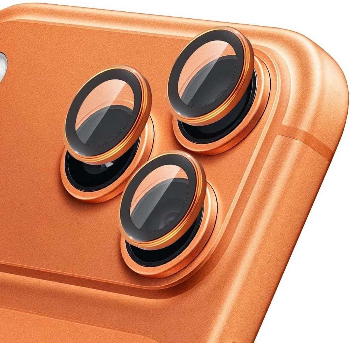 Camera Lens Bescherming voor iPhone Pro Max/17 Pro, 3 Stuks, 9H HD Gehard Glas, Krasbestendig en Duurzaam - Zwart