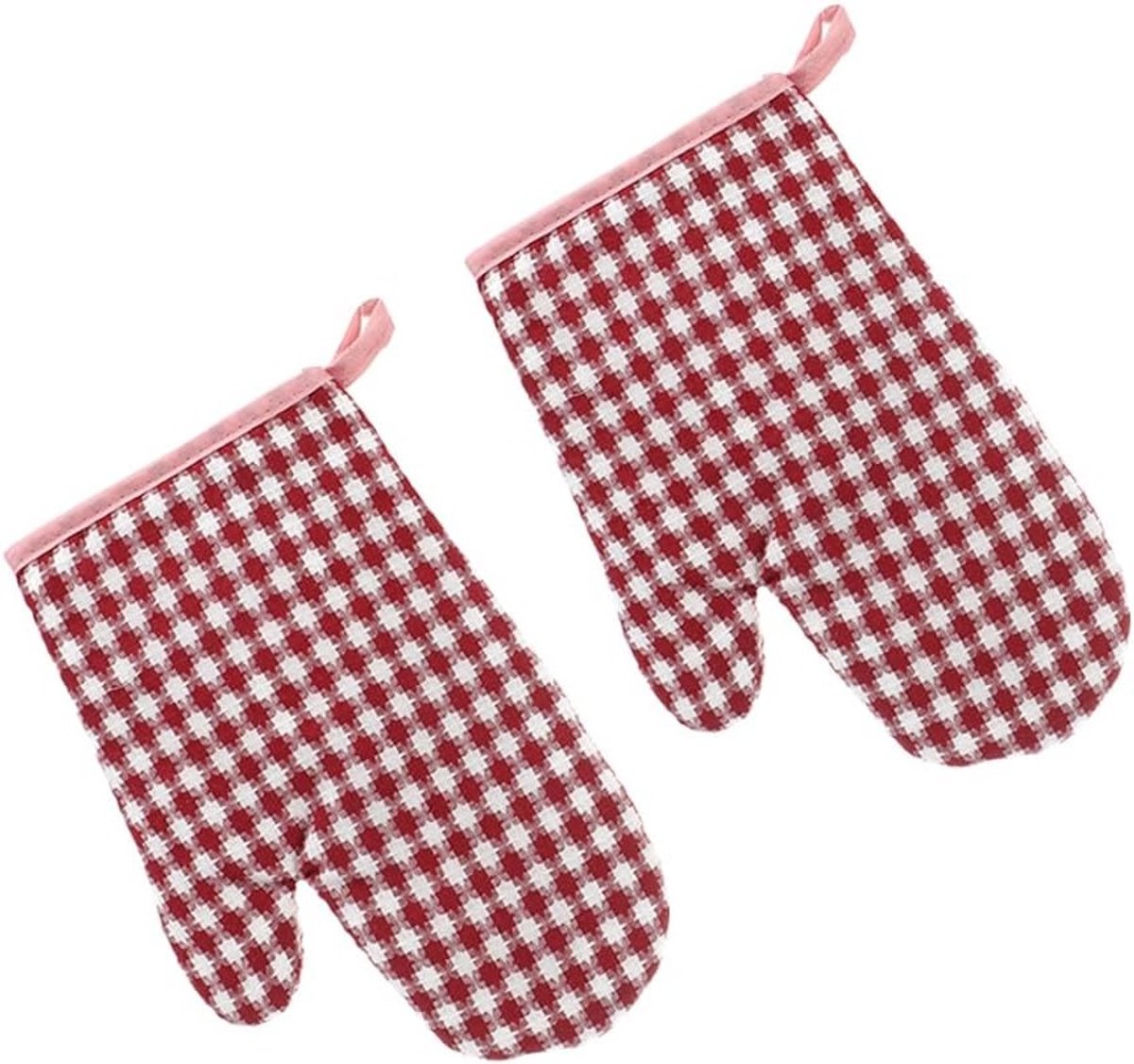 Ovenwanten met Infill Katoen, Antislip Kookhandschoenen voor Bakken en Koken in de Keuken