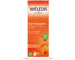 WELEDA Arnica Sport Massageolie - Rozemarijn & Lavendel - Voorkomt Spierpijn - Ontspant En Verwarmt De Spieren - 100% Natuurlijke Ingrediënten - 100ml
