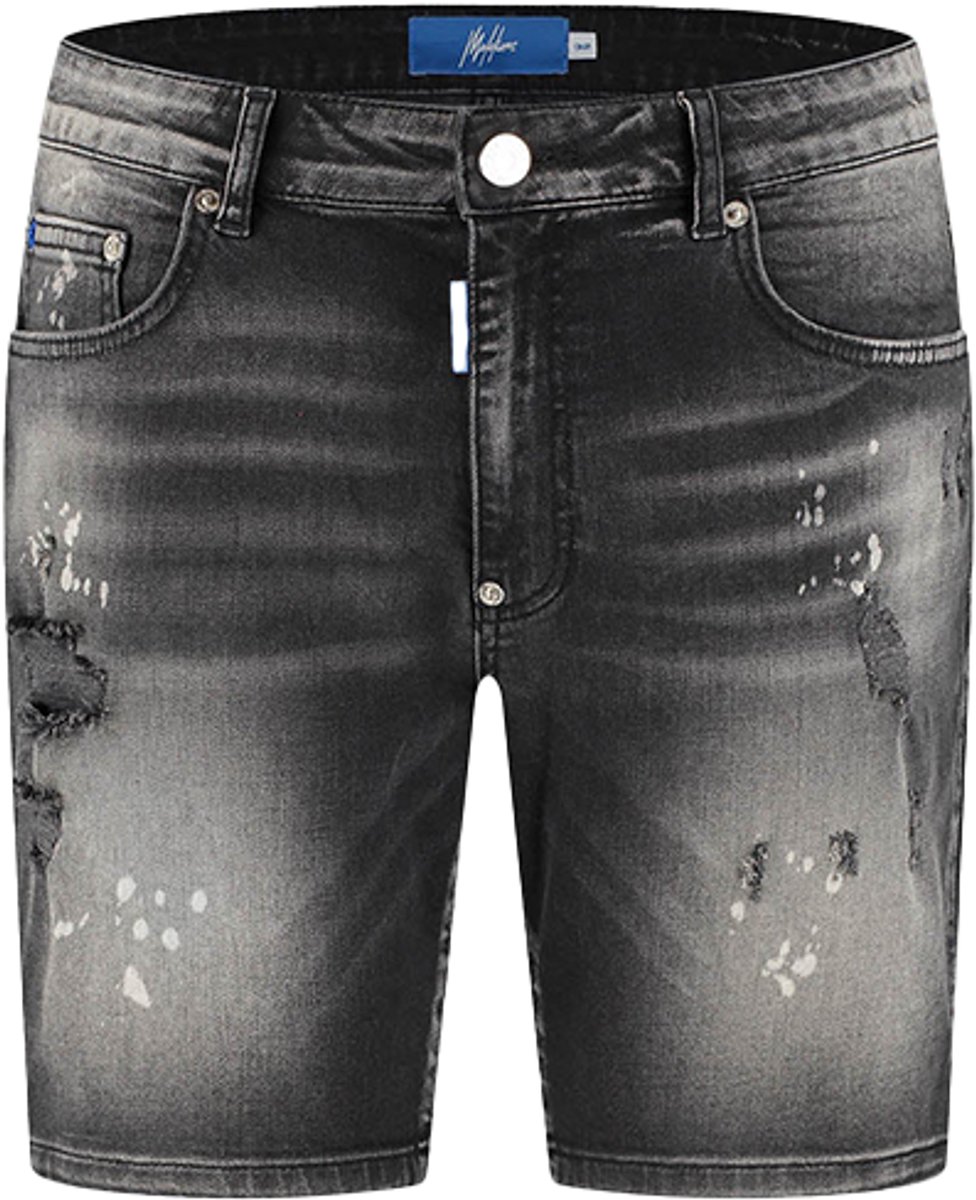 Malelions Washed Denim Short