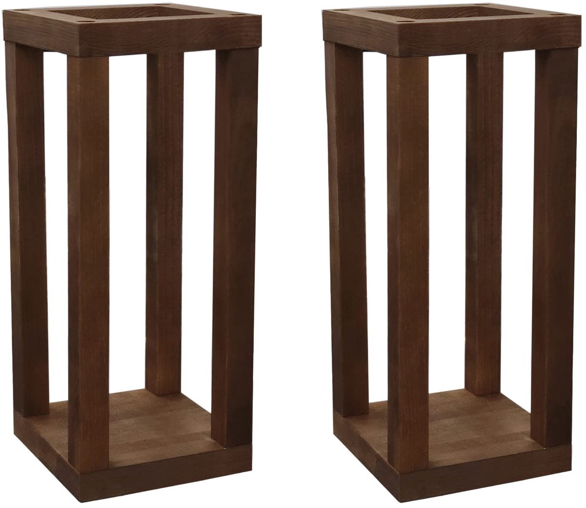 Rustieke Houten Kaarsenhouder voor Bruiloft - 30cm Decoratie Farmstijl