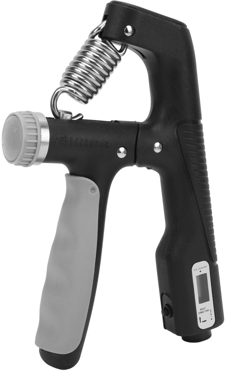 Allecto - Hand Grip Strengthener - Onderarm Trainer - Elektronische Teller - Aanpasbare Kracht - Vinger Gripper - Verbeter kracht en snelheid - Ges...