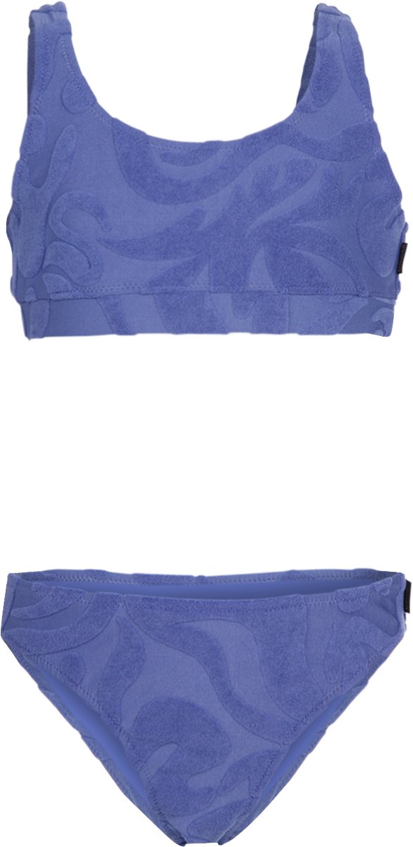 Brunotti Myla-Jacquard Bikini Set Marlin Sportieve Bikini Set Meisjes 128 Blauw