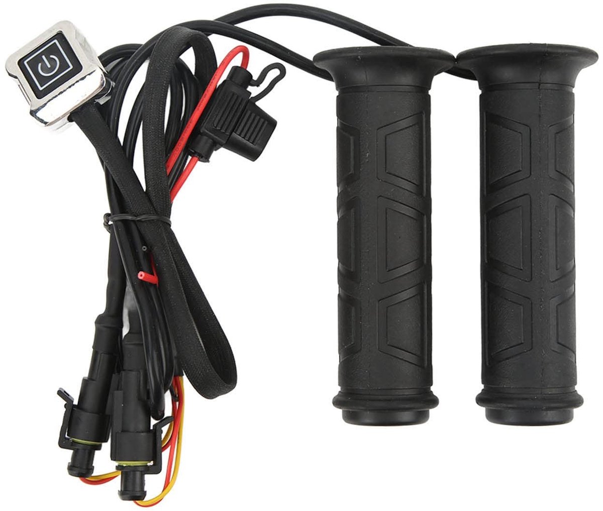 Verwarmde Handgrepen voor Motorfiets - 12V Nitril Waterdicht met Instelbare Temperatuur