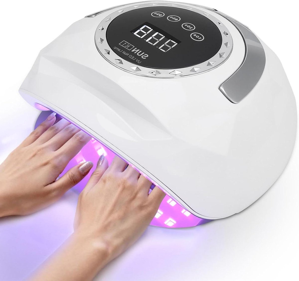 UV nageldroger - LED nagellamp - Gelnagels Uitharden - Krachtige 268W Lamp - 72 UV LED Kralen - Wit
