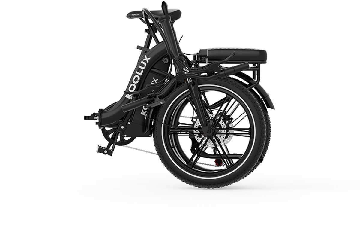 KOOLUX | X16 Elektrische Vouwfiets | E-Bike | 20 x 3.0 Inch Dikke Banden | 48V 15.6Ah Lithium Accu | 250 W Motor | Maximaal 25/u | Maximaal bereik 75km | 7-speed versnelling | LCD Scherm | Aluminium Frame | Zwart thumbnail 4