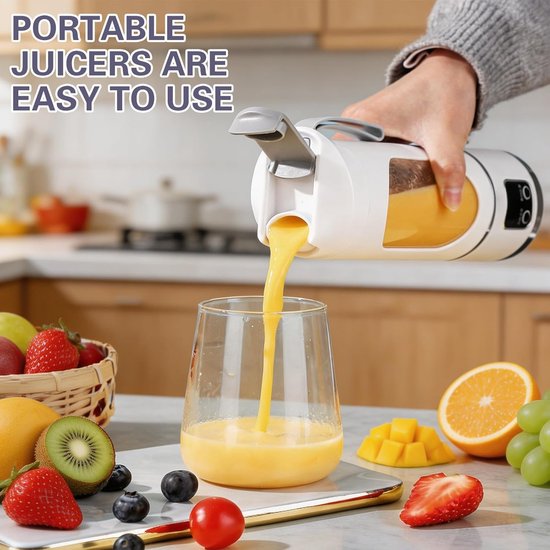 Mini Blender - Persoonlijke Mixer - Smoothies Maken - Draagbaar Ontwerp - 300 ml - Zwart van MINI — afbeelding 5