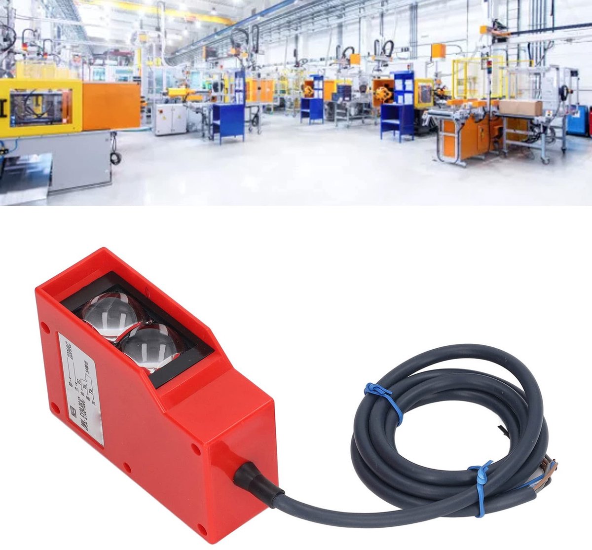 Allecto - Foto-elektrische Schakelaar - IP54 Bescherming - 6M Sensing Afstand - Diffuse Reflectie Sensor - Efficiënte detectie - Geschikt voor binn...
