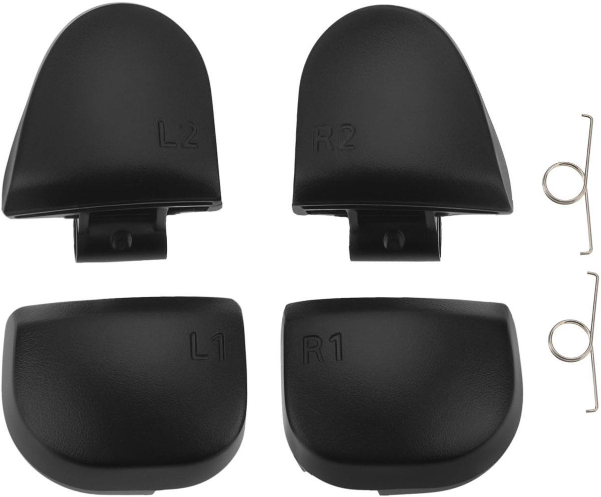 MTTProducts - Trigger buttons set - Vervangende knoppen - Zwart - PlayStation 5 Controller - Verbeterde prestaties - Geschikt voor PS5 Controller V3