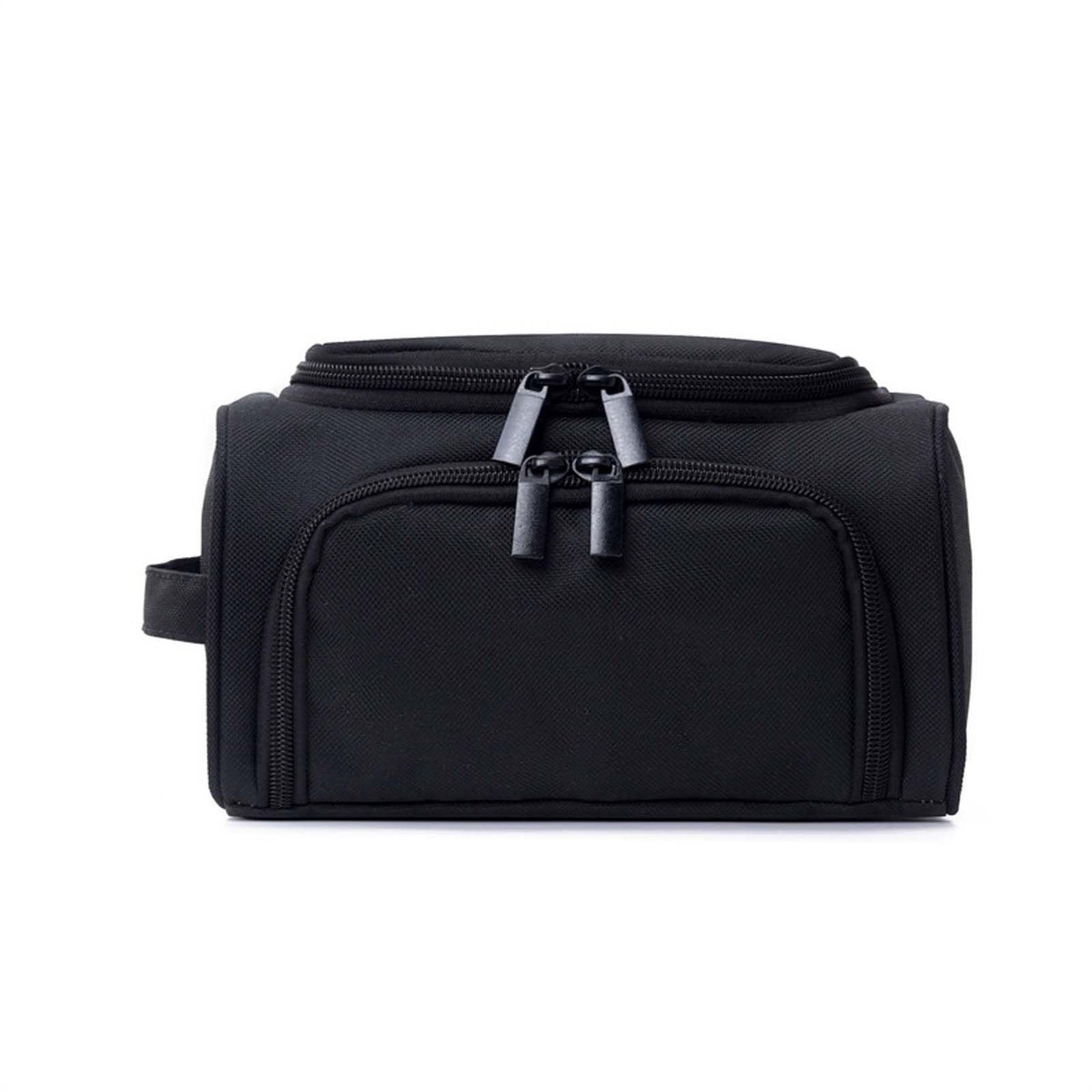 NTHProducts - Pennezak - Grote Pennenbak - Waterproof - Zwart - School en Kantoor - Geschikt voor Kinderen en Meisjes - 5 Compartimenten