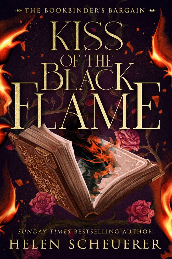 The Bookbinder’s Bargain1- Kiss of the Black Flame - cover