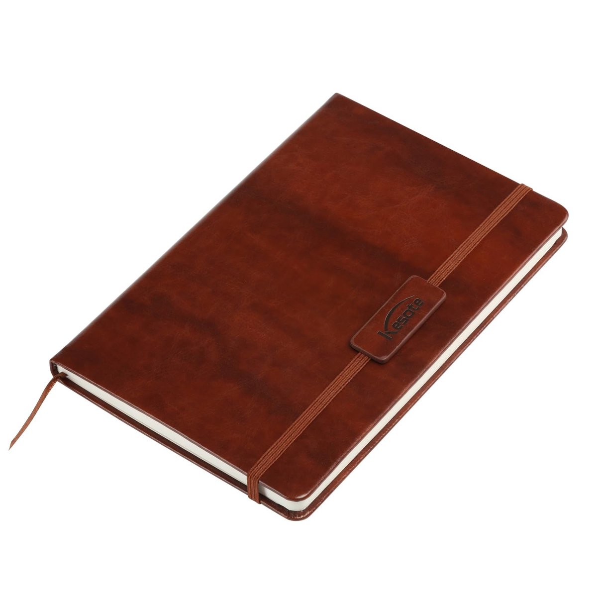Virtubuy - A5 Notebook - Notitieboek - Duurzaam - Bruin - Schrijfboek - Perfect voor Journalen - Vervangbaar Papier