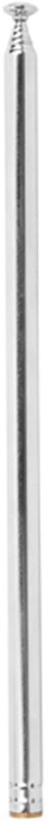 Virtubuy - Telescopische Antenne - Full Channel Signaalversterking - 165mm tot 970mm - Geschikt voor TV en FM Radio - Koper