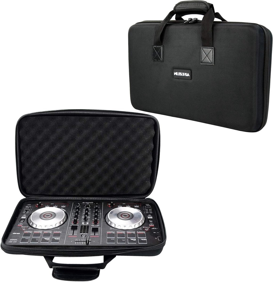 Hard Case voor Pioneer DDJ-FLX4 DDJ-SB SB2 SB3 RB - Draagbare DJ Controller EVA Opbergcase, Beschermende Tas voor Reizen en Opslag, Zwart