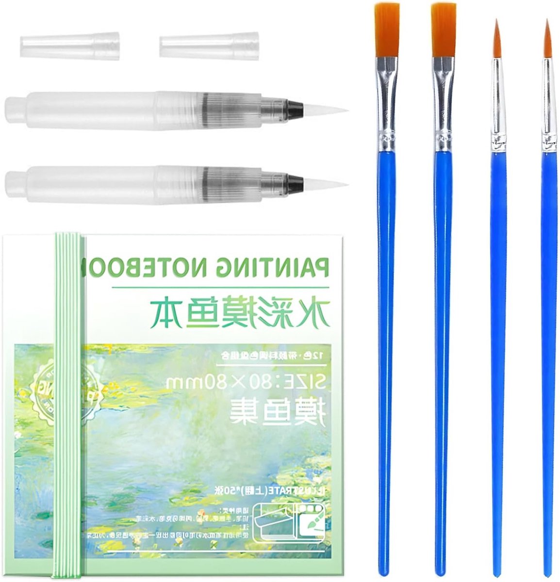 Mini Portable Watercolor Palette Set voor Reis en Schilderen - 12 Grid Waterverf Kit voor Kunstenaars en Studenten