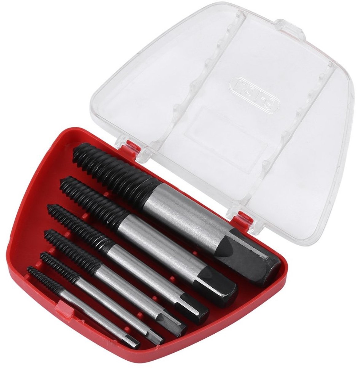 ONF3 Damaged Screw Extractor Set - Schroefverwijderaar - Inclusief Case - 6-delige Set - Voor Stripped Screws - Handig voor Klussers - Pro...
