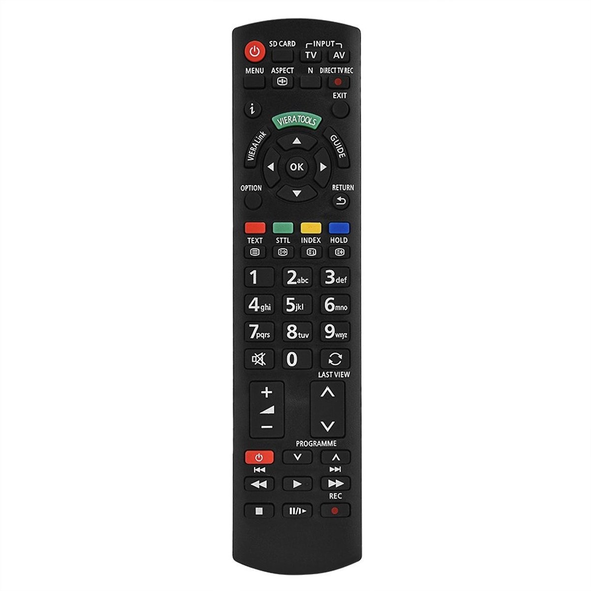 Shopcentral - Remote Control - Vervangingsafstandsbediening - Geschikt voor Smart TV - Gebruiksvriendelijk - Infrarood - 10 Knoppen - Maximale Bereik