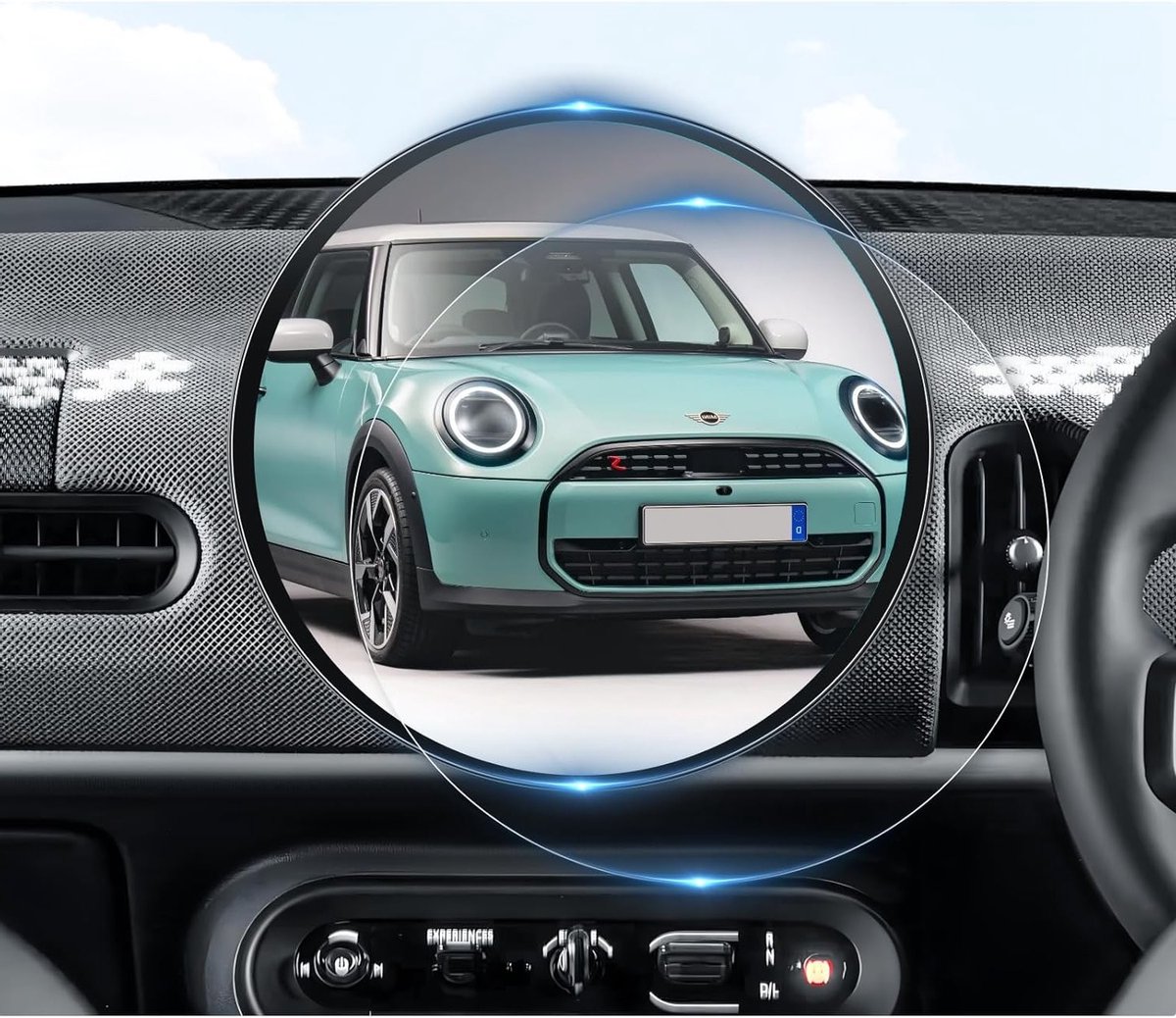 Premium Nano Screen Protector voor Navigatie, Geschikt voor Mini Cooper en Countryman, 9.4 Inch Display, Krasbestendig, Set van 2