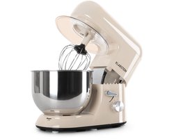 Klarstein keukenmachine, Knetmaschine met 5L kom, 1800W Profi keukenmachine met Knethaken en Schneebesen, Universal keukenmachine met 6 standen, Teigmaschine zum roeren, Kneten en Aufschlagen - Keukenmachine,2L - voor Keuken - Garde - RVS