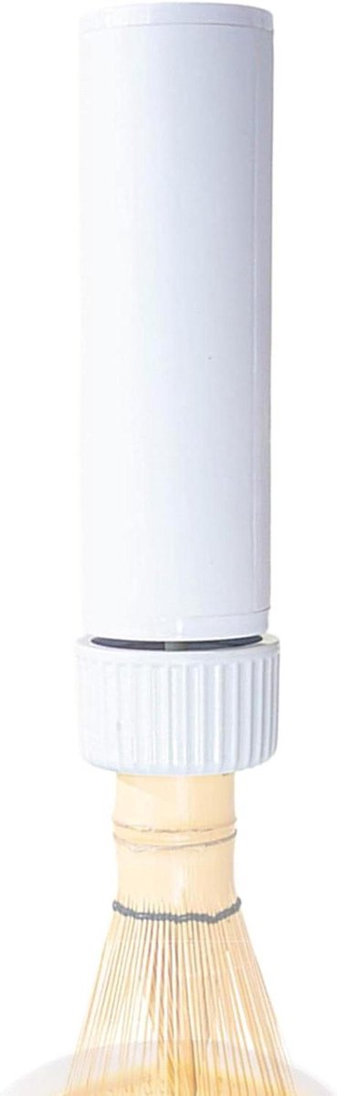 Melkschuimer Handmatig - Draagbare Mixer - Dranken Maken - Eenvoudige Reiniging - 4.4x4.4x17.2cm - Wit