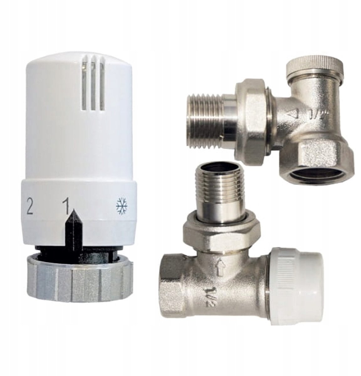 Idmar Consul Hoek Thermostatische Set - Messing
