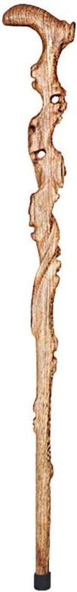 Wandelstok Hout - Steunstok Kraan - Veilig Lopen - Antislip Voet - One Size - Niet gespecificeerd