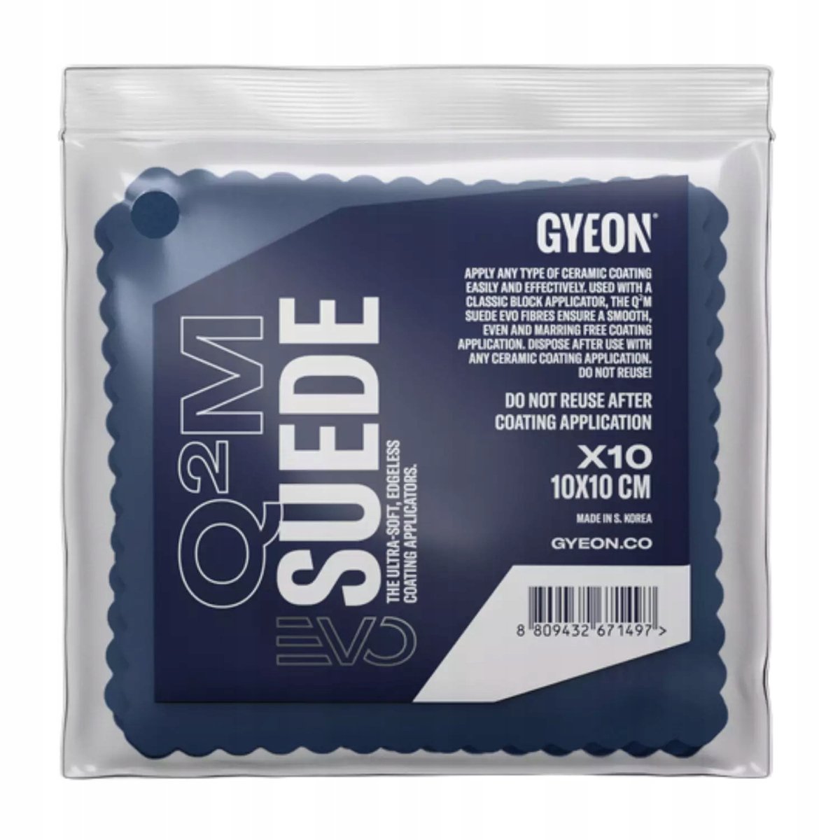 Gyeon Q2M Suede EVO Sweet uit Powłok - 10x10cm