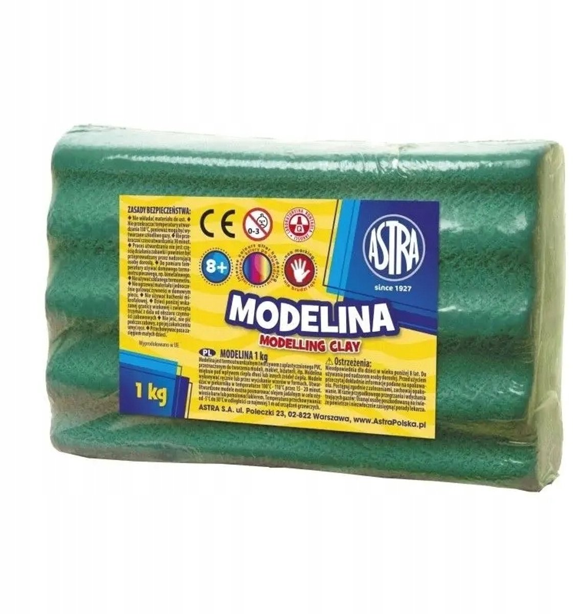 Astra Modeline Klei Groen 1 kg - Thermisch Hardend en Veilig