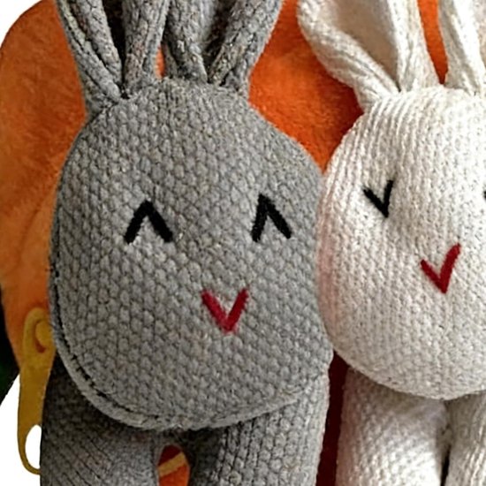 Pluche Konijn Portemonnee - Muntzakje Wortel - Kleine Spullen Opbergen - Afneembare Pluche Hoes - 21.5 cm - Meerdere Kleuren — afbeelding 3