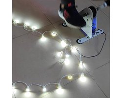 Pedaal Generator - Stroom Opwekker - Fitness Stroom - Dubbele USB Poorten - 50W Vermogen - Zwart