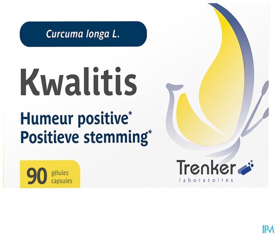 Kwalitis, 90 capsules voor positieve stemming, met Curcuma longa L.